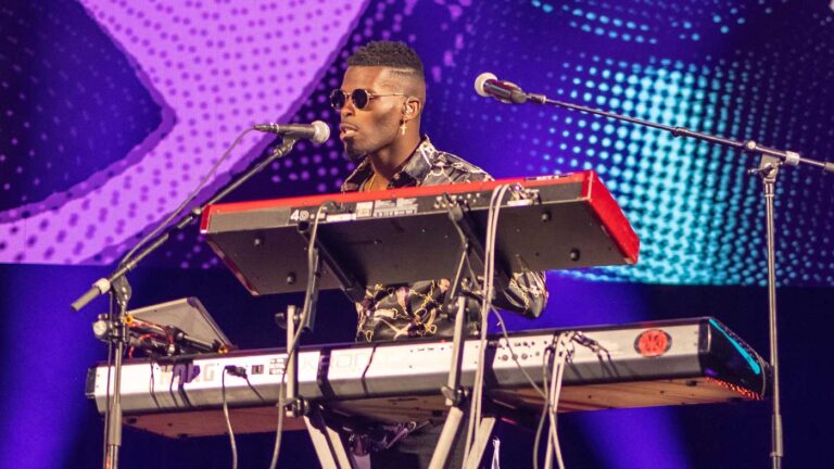 Liquid Blue with Perry on Keyboards